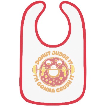Discover Fitness Donut Funny Donut Gym Bibs