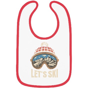 Discover Let's Ski skiing lover Bibs