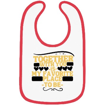 Discover Funny romantic couple saying fun together forever Bibs