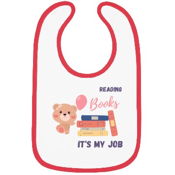 Discover Reading books it's my job Bibs