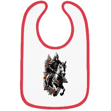 Discover Knight on his horse Bibs