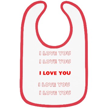 Discover i love you Bibs