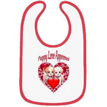Discover Puppy Love Approved Bibs