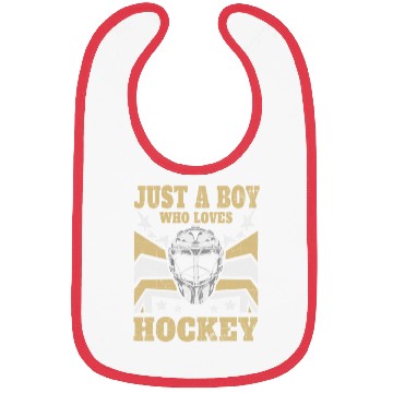 Discover Funny Ice Hockey - Just a Boy who loves Hockey Bibs