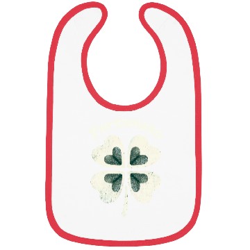 Discover Fortunato Emblem Distressed Four-Leaf Bibs