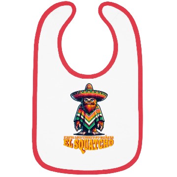 Discover El Squatcho Western Bigfoot Mexican Sasquatch Bibs