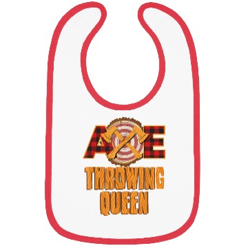 Discover Axe Throwing Queen Gift For Her Bibs