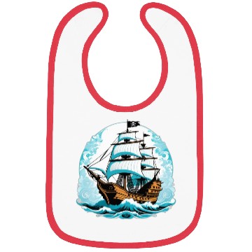 Discover Pirate Ship 1 Bibs