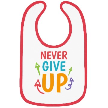 Discover Never Give Up Bibs