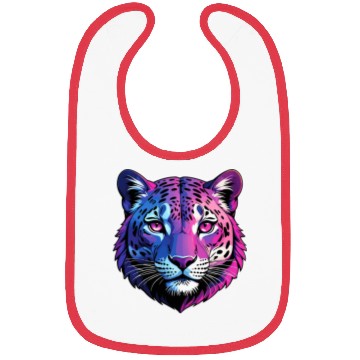 Discover Vibrant Pop Art Leopard Bibs