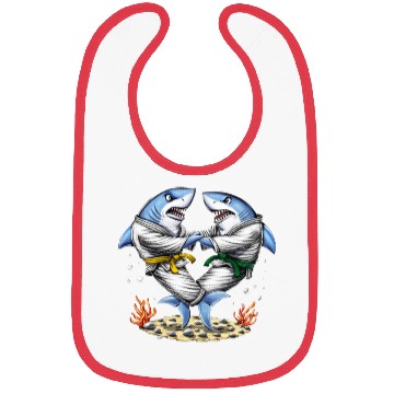 Discover Shark Jiu-Jitsu Wrestlers Bibs