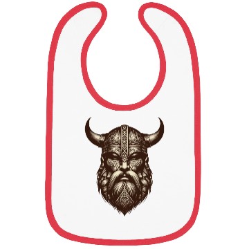 Discover Viking Warrior Engraving Art Bibs