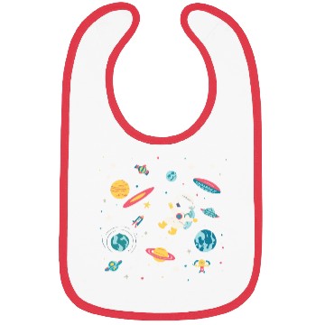 Discover baby bump baby explorer space Bibs