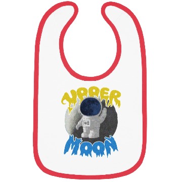 Discover Astronaut upper moon Bibs