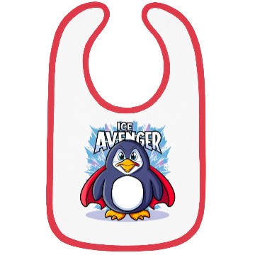 Discover Superhero Penguin: The Ice Avenger Bibs