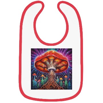 Discover Meditation Chakra Infused Mushroom Bibs