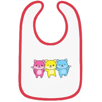 Discover Pansexual Flag Pride Lgbtq Cute Fox Bibs