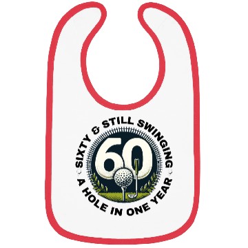 Discover Golf-themed 60th birthday celebration Bibs