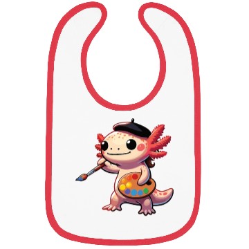 Discover Painter Art Artist Axolotl Bibs