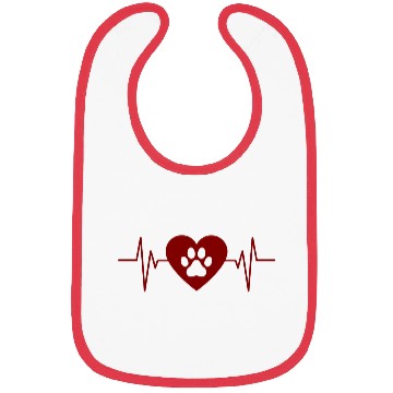 Discover Dog Pet Heart Beat Vibe Bibs