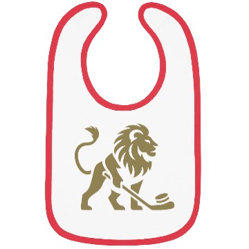 Discover Lion Hockey Player Silhouette Bibs