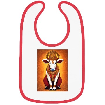 Discover hindu cow goddes art Bibs