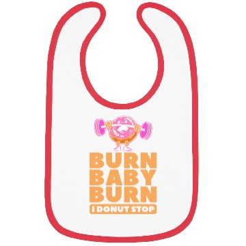 Discover Fitness Donut Funny Donut Gym Bibs