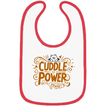 Discover Typography Bibs Design Cuddle Power