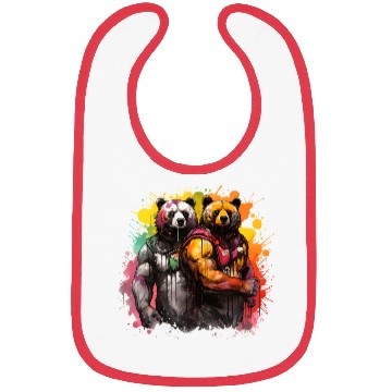 Discover Bear Hug: 2 Big Bulky Bears, bears lovers Bibs