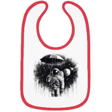Discover Rain in space Bibs