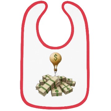 Discover money light bulb Bibs