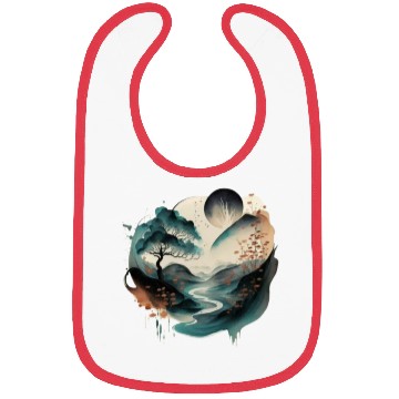 Discover tree and a river Bibs