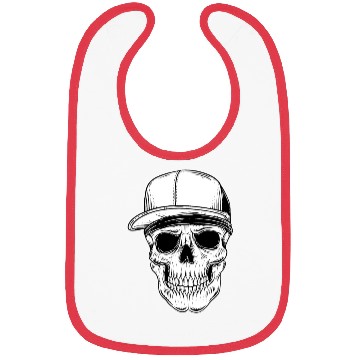 Discover Vintage Skull Gangster use Cap Bibs