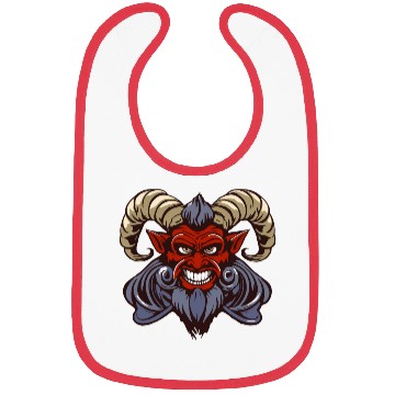 Discover krampus devil head Bibs