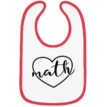 Discover Math Heart Back To School Mathematics Math Teacher Bibs