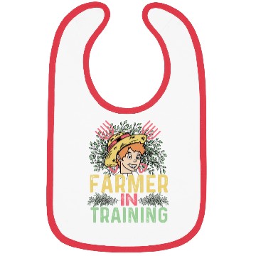 Discover Farmer in Training Vegetable Farmer Gift Bibs