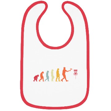 Discover Disc Golf Evolution Of Man Golfing Funny Bibs