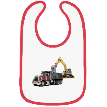 Discover Dump Truck and Excavator Bibs
