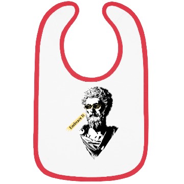 Discover Embrace It Marcus Aurelius Funny Bibs