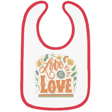 Discover love is love Bibs