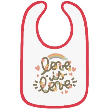 Discover love is love Bibs