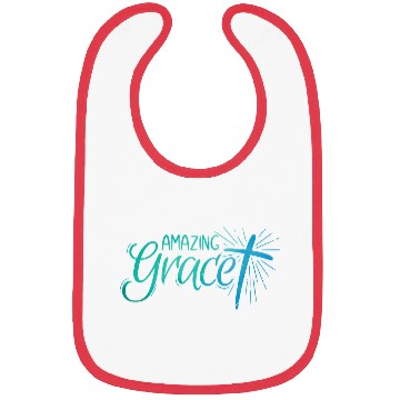 Discover Amazing Grace Lettering Bibs