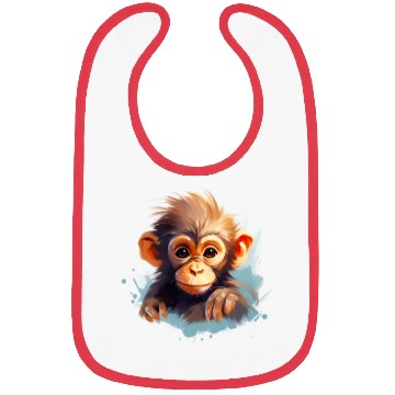 Discover Cute Monkey for Kids for a Kid Bibs