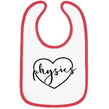 Discover Physics Heart Back To School Physics Teacher Bibs