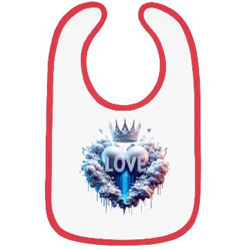 Discover heart Bibs