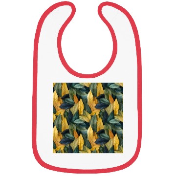 Discover Autumn Leaves Pattern Bibs