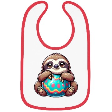 Discover Easter Sloth: Embrace and Easter Egg Bibs
