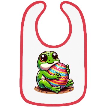 Discover Easter Frog: Loving Embrace Bibs