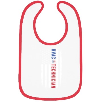 Discover HVAC Technician US American Flag HVAC Mechanic Bibs