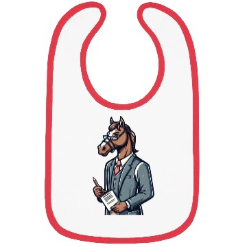 Discover Cute Horse Teacher Bibs
